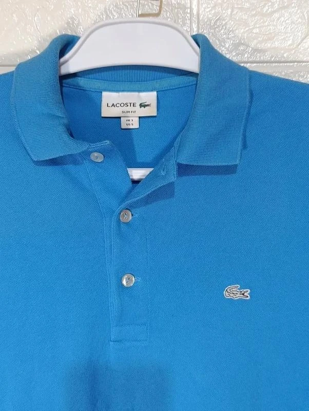 Polo Lacoste Slim Fit Bleu. R70 – photo 4